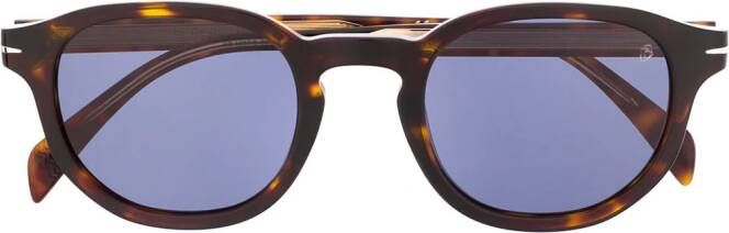 Eyewear by David Beckham Zonnebril met rechthoekig montuur Bruin