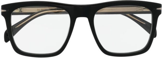 Eyewear by David Beckham Zonnebril met rond montuur Zwart