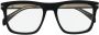Eyewear by David Beckham Zonnebril met rond montuur Zwart - Thumbnail 1