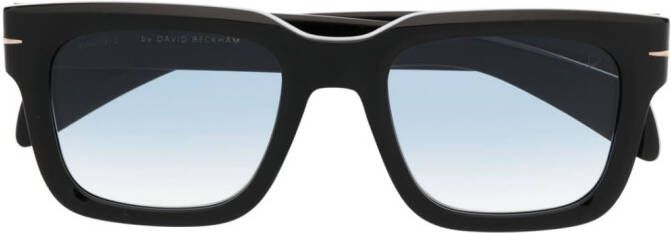 Eyewear by David Beckham Zonnebril met vierkant montuur Zwart