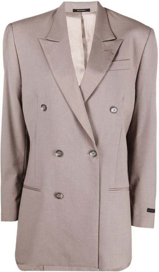 Eytys Blazer met dubbele rij knopen Beige