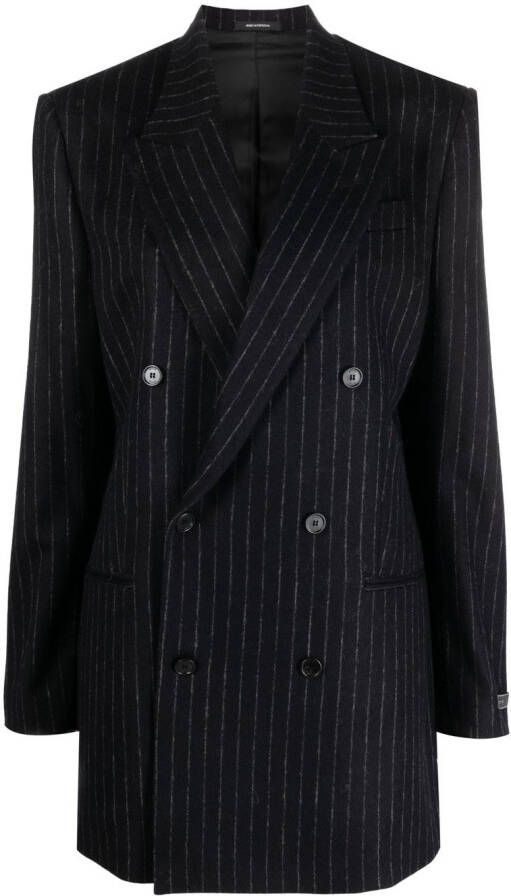 EYTYS Blazer met krijtstreep Zwart