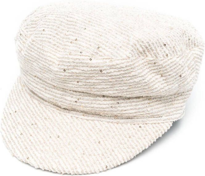 Fabiana Filippi Bakerboy pet met pailletten Beige