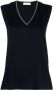 Fabiana Filippi Top verfraaid met kralen Blauw - Thumbnail 1