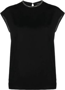 Fabiana Filippi Zijden blouse Zwart