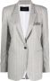Fabiana Filippi Blazer met krijtstreep Grijs - Thumbnail 1
