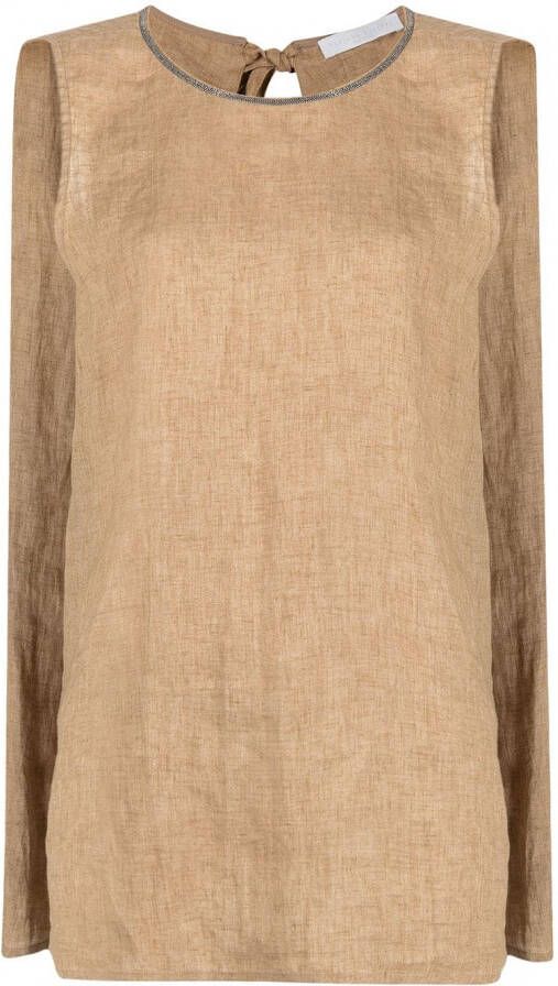 Fabiana Filippi Blouse Bruin