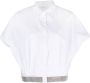 Fabiana Filippi Blouse met korte mouwen Wit - Thumbnail 1