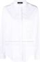 Fabiana Filippi Blouse met logopatch Wit - Thumbnail 1