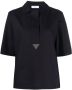 Fabiana Filippi Blouse met triangel applicatie Zwart - Thumbnail 1