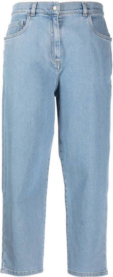 Fabiana Filippi Cropped jeans Blauw
