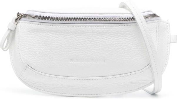 Fabiana Filippi Crossbodytas met logo-reliëf Wit