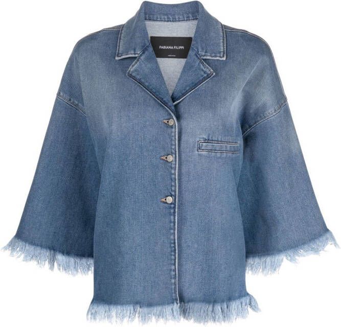 Fabiana Filippi Denim jack Blauw