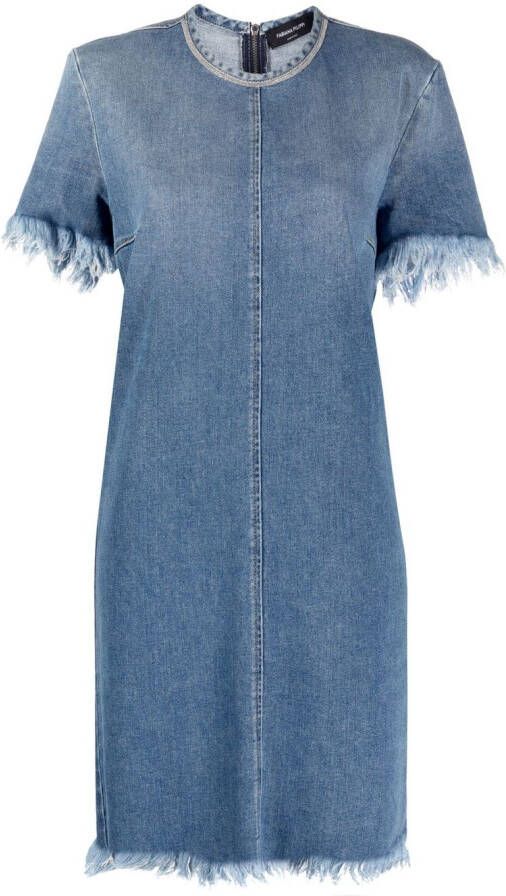 Fabiana Filippi Denim jurk Blauw