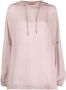 Fabiana Filippi Hoodie met verlaagde schouders Roze - Thumbnail 1