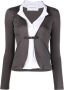 Fabiana Filippi Vest met gespsluiting Grijs - Thumbnail 1