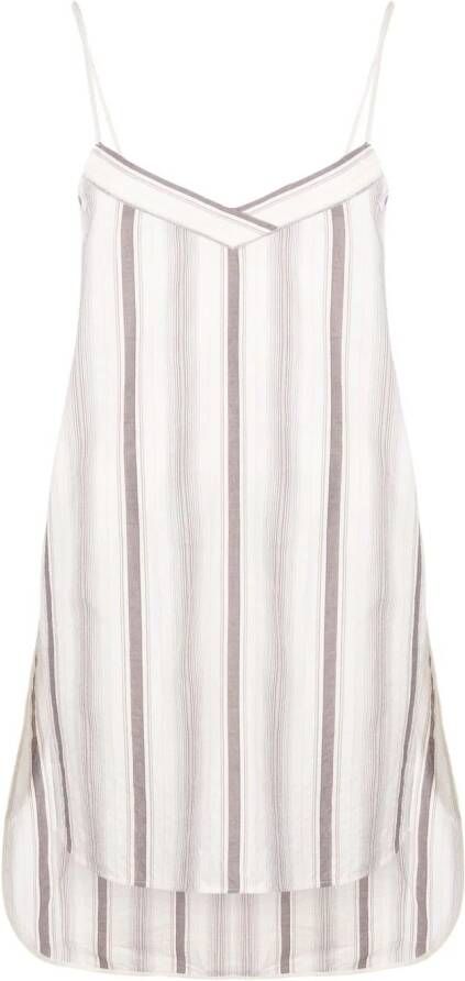 Fabiana Filippi Gestreept tuniek Beige