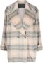 Fabiana Filippi Jas met dubbele rij knopen Beige - Thumbnail 1