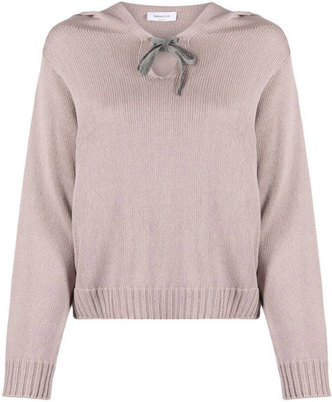 Fabiana Filippi Katoenen trui Beige