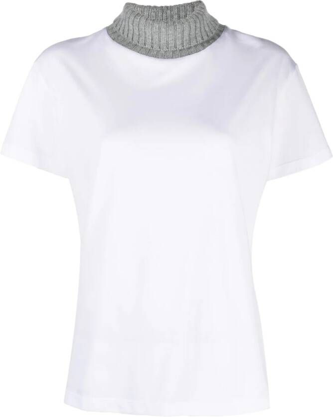 Fabiana Filippi T-shirt met korte mouwen Wit