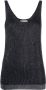Fabiana Filippi Gebreide tanktop Zwart - Thumbnail 1