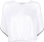 Fabiana Filippi T-shirt met geknoopt detail Wit - Thumbnail 1
