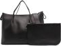 Fabiana Filippi Shopper met logopatch Zwart - Thumbnail 1