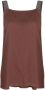 Fabiana Filippi Metallic top Bruin - Thumbnail 1