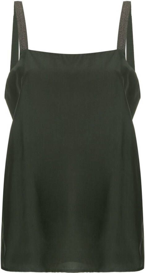 Fabiana Filippi Metallic top Groen