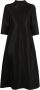 Fabiana Filippi Midi-jurk met A-lijn Zwart - Thumbnail 1