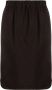 Fabiana Filippi Midi-rok met elastische taille Zwart - Thumbnail 1