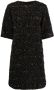 Fabiana Filippi Mini-jurk met korte mouwen Zwart - Thumbnail 1