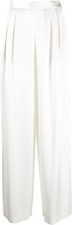 Fabiana Filippi Palazzo plooibroek Wit