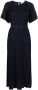 Fabiana Filippi Geplooide midi-jurk Blauw - Thumbnail 1
