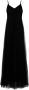 Fabiana Filippi Geplooide maxi-jurk Zwart - Thumbnail 1
