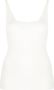 Fabiana Filippi Ribgebreide tanktop Wit - Thumbnail 1