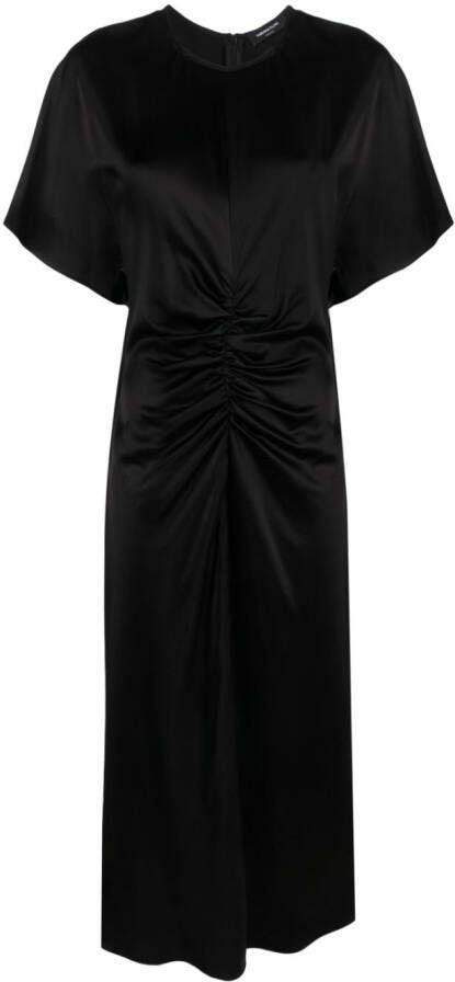 Fabiana Filippi Satijnen jurk Zwart