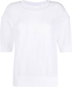 Fabiana Filippi Semi-doorzichtig T-shirt Wit