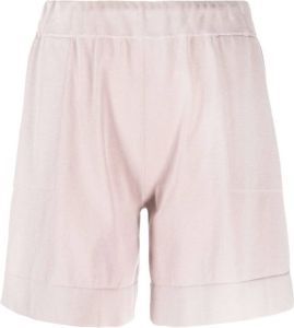 Fabiana Filippi Shorts met zijsplit Roze