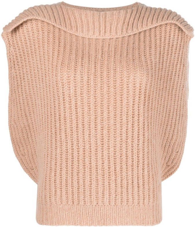 Fabiana Filippi Mouwloze top Roze