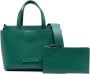 Fabiana Filippi Leren shopper Groen - Thumbnail 1