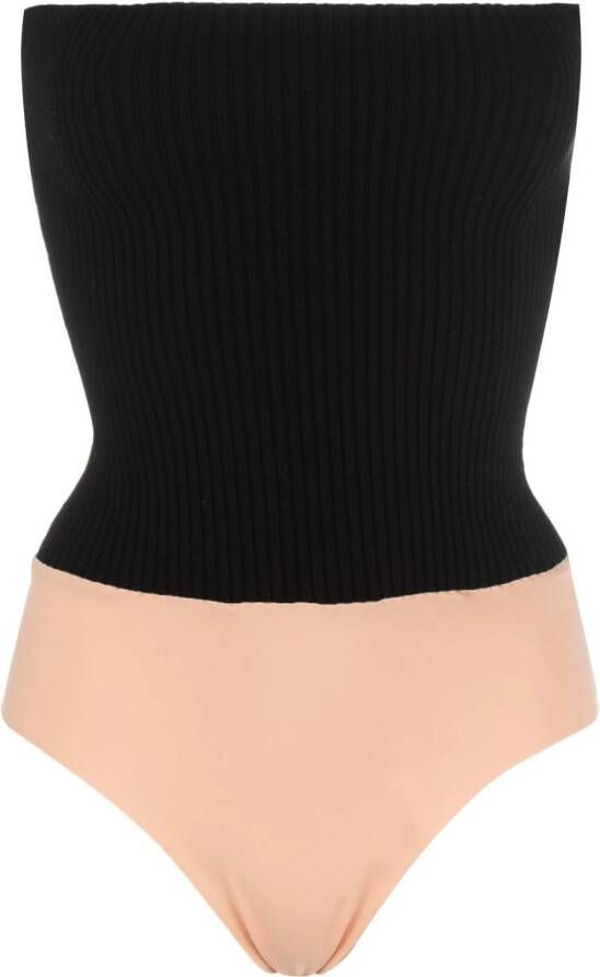 Fabiana Filippi Strapless top Zwart