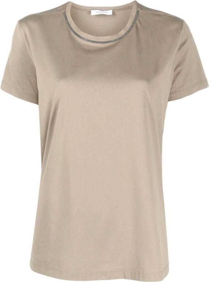 Fabiana Filippi T-shirt met kralen Groen
