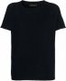 Fabiana Filippi T-shirt met zijsplit Zwart - Thumbnail 1