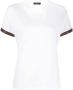 Fabiana Filippi T-shirt verfraaid met kralen Wit - Thumbnail 1