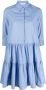 Fabiana Filippi Gelaagde blousejurk Blauw - Thumbnail 1