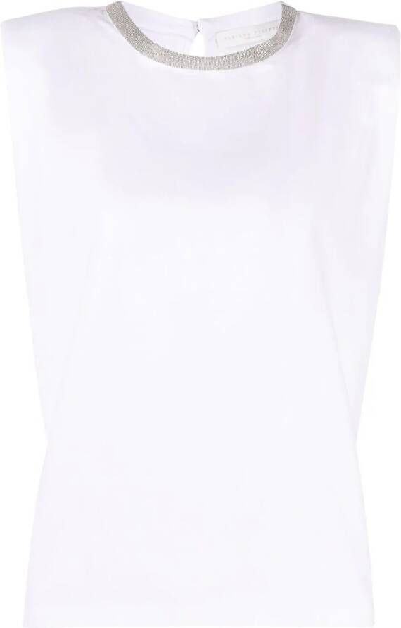 Fabiana Filippi Top met kettingdetail Wit