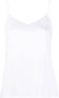 Fabiana Filippi Top met spaghettibandjes Wit - Thumbnail 1