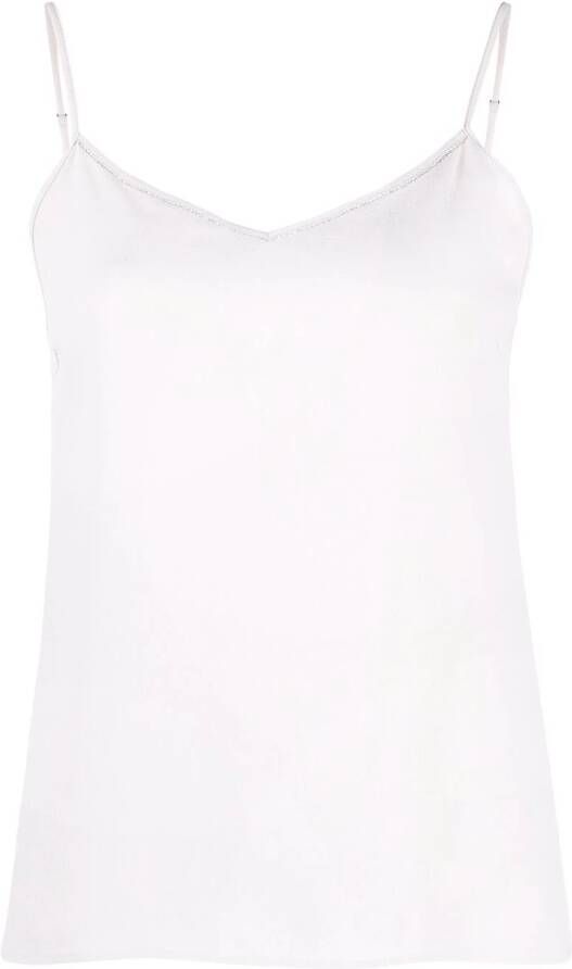 Fabiana Filippi Top met V-hals Grijs