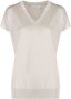 Fabiana Filippi Fijngebreide top Beige - Thumbnail 1